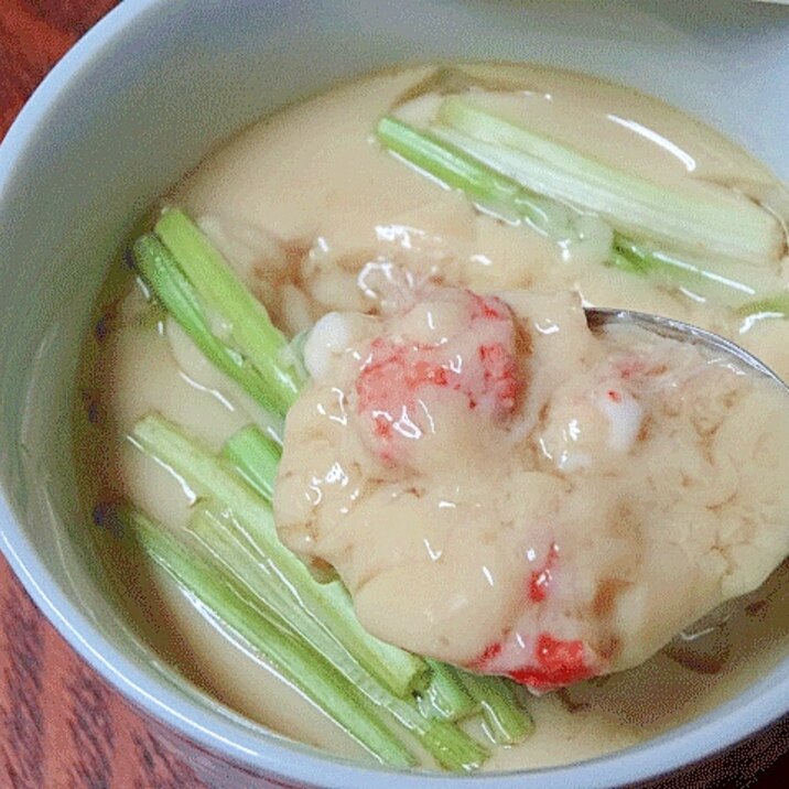 解しのコツがあります♪ 「毛蟹の茶碗蒸し」